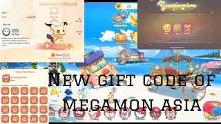 new gift code of megamon asia megamonasia megamon megamonglobal [upl. by Agan]