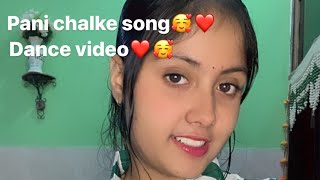 Pani chalke song🥰❤️bindass srishtiharyanvisong dancevideo [upl. by Sivartal]