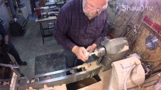 Wood Turning in Quesnel [upl. by Joella]