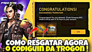 COMO RESGATAR CODIGO NO FREEFIRE 2024 COMO RESGATAR CODIGUIN NO FREEFIRE COMO COLOCAR CODIGO NO FF [upl. by Lemrac186]