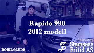 Hvordan bruke bobil Rapido 990 MHV 2012 modell [upl. by Zahc515]