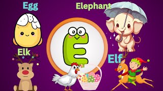 Letter Ee  New Phonics Songs  Little Fox Animated Songs for Kids [upl. by Behlau]