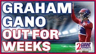 Graham Gano Injury Leaves Giants Scrambling for Kicker  Latest NY Giants News [upl. by Charlton]