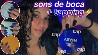 asmr  tapping e sons de boca para dormir e relaxar 😴 [upl. by Mathew]