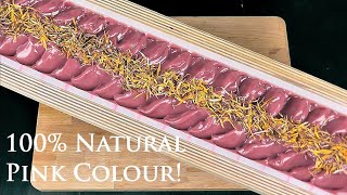 How to make a bold 3 layer sunset themed soap with natural colourants amp Calendula Recipe included [upl. by Hsihsa349]