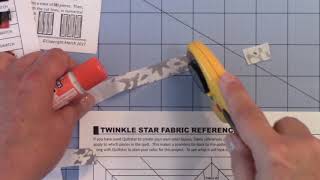 Twinkle Star Quilt Tutorial  3  Fabric Mapping Part 2 Quiltworx Pattern [upl. by Drugge]