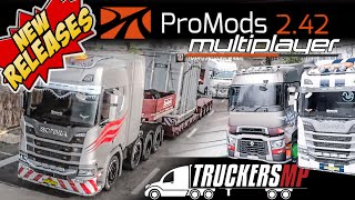 🔴 EXTREME ROADS CONVOY PROMODS 242 MULTIPLAYER TRANSFORMAT HEAVY CARGO TRUCKERSMP [upl. by Baldwin]