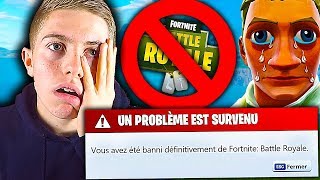 JE VAIS ME FAIRE BANNIR DE FORTNITE À CAUSE DE VOUS SUR FORTNITE BATTLE ROYALE [upl. by Hugo]