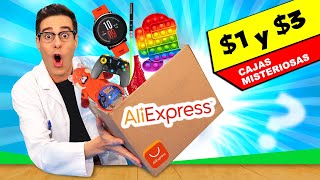 Compré las 10 CAJAS MISTERIOSAS DE ALIEXPRESS MÁS BARATAS 📦❓ ¿Qué Hay Dentro [upl. by Novahs]