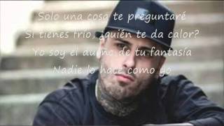 Nicky jam El Amante letra completa Oficial Karen Mendez [upl. by Adnaw]