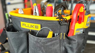 Electrician tool bag setup FLUKE BUCKET TP25 [upl. by New]