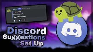 Suggestions Setup CarlBot discord tutorial [upl. by Heyes]