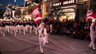 Beckman HS Patriot Marching Band  Disneyland December 2011 [upl. by Noraha779]