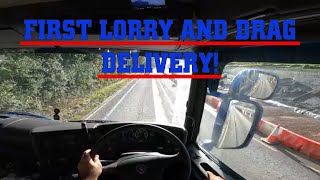 My First Lorry amp Drag Load Seeing TruckingWithJames  Travel Diary 16 [upl. by De]