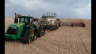 John Deere 9620RX 70ft seeder [upl. by Aivyls]