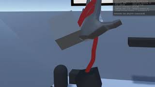 Unity Rope Physics w Leap Motion [upl. by Landahl]