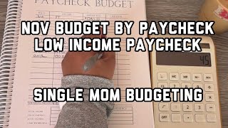 Low Income Budget By Paycheck  Budget for beginners  How to Budget paycheck  Budget [upl. by Yeslek]