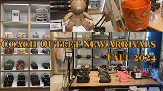 NEW COACH OUTLET ARRIVALS AT ORLANDO VINELAND OUTLETS  COACH OUTLET FALL 2024 THECOMPLETEDLOOK [upl. by Ynnavoig287]