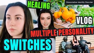 Life with MULTIPLE PERSONALITIES  VLOG  Switching Dissociative Identity Disorder amp Healing [upl. by Ahsercel573]