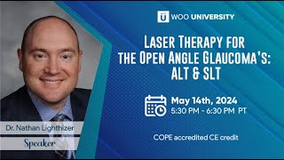 Laser Therapy For The Open Angle Glaucomas ALT amp SLT [upl. by Etnecniv]