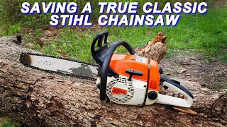 Getting An Old Stihl 024 AVChainsaw Running Again [upl. by Sherr]