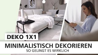 Minimalistisch dekorieren  so gehts 🪑  Deko 1x1  INTERIYEAH  Einrichten mit SEGMÜLLER [upl. by Singleton814]