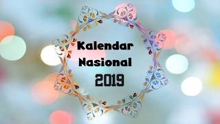 Kalender Nasional 2019 JadwalLiburNasional2019 [upl. by Adigun]