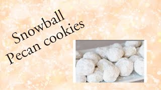 Snowball pecan cookies [upl. by Northway]