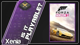 Is Forza Horizon 2 Playable Xenia Performance Beelink GTR6 [upl. by Elsbeth]