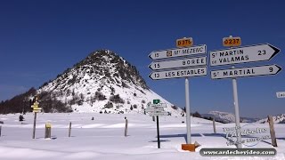 Sortie en raquettes à l’assaut du Mont Gerbier de Jonc [upl. by Tihom719]