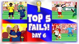 🤣TOP 5 FAILS Fail or No Fail🤣 Sanchez Handball Cionek Own Goal Krychowiak Pass And more [upl. by Bartko]