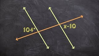 Using Corresponding Angles to Solve for X [upl. by Elacsap]