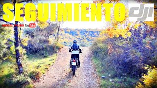 SEGUIMIENTO YAMAHA XT660R  FLY dji 4K [upl. by Ardnassak835]