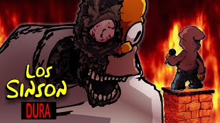 Friday Night Funkin  Duras Eternal Madness The Simpsons AethosHomer VS Bart Lyrics Mod [upl. by Aitnahc197]