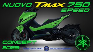 NUOVO TMAX 750 SPEED – Sua Maestà va veloce [upl. by Ecirtaemed]