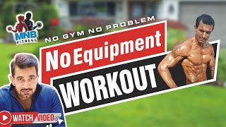 NO EQUIPMENT NO PROBLEM Bodyweight Workout  No Gym Required Effective Bodyweight Workout at home [upl. by Ardnoel]