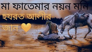 মা ফাতেমার নয়ন মনি হযরত আলীর জান। ♥️♥️MA FATAMER NOYON MONI HOZROT ALLIR JAN ♥️♥️ [upl. by Sharai617]