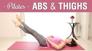 5 Min Workout for Flat Abs amp Thinner Thighs [upl. by Dnalor]