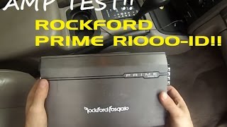 AMP TEST Rockford Fosgate PRIME R10001D VS SMD AMM1 [upl. by Suciram]