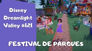 Disney Dreamlight Valley 121  Festival de parques [upl. by Letney]