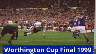 Leicester City 01 Tottenham Hotspur  Worthington Cup Final 199899 [upl. by Attaynik]