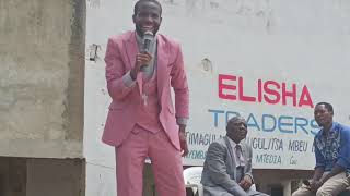 Rev Alexander Kambiri preaching at Malomo Trading Center  Ntchisi [upl. by Ettevey]