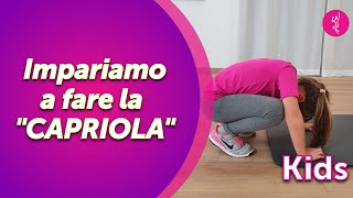 Ginnastica bambini a casa impariamo a fare la quotcapriolaquot [upl. by Seitz]