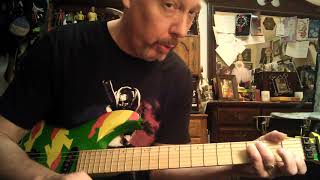 Dokken The Hunter lesson part one song intro George Lynch [upl. by Ahsehat]