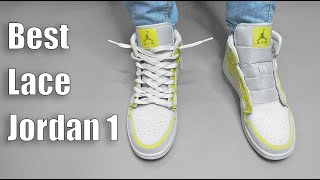 Shoelace Nike Air Jordan 1 mid  Loose Lacing Tutorial [upl. by Marlea994]