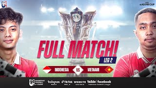 FULL MATCH LEG 2 INDONESIA VS VIETNAM  AFC eASIAN CUP QATAR [upl. by Proudlove]