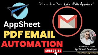 AppSheet How to Set Up PDF Email Automation for Your Apps [upl. by Marcin]