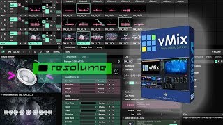 Resolume puxando o vMix  integração Painel de Led [upl. by Nemsaj345]