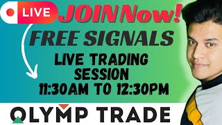 OLYMP TRADE LIVE TRADING SESSION21 SEPTEMBER  OLYMP TRADE BEST WINNING STRATEGY [upl. by Oakie918]