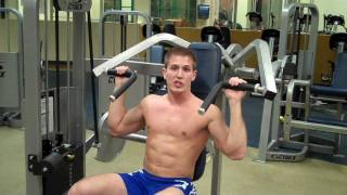 How To Overhead Press Cybex [upl. by Atteuqnas589]